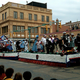 Illustration for article titled Professional Football Ultimate Fan Association President Hit By Float At Hall Of Fame Parade